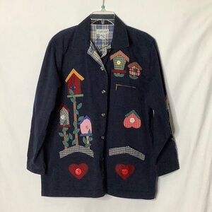 Vintage Birdhouse Chore Jacket Size XL